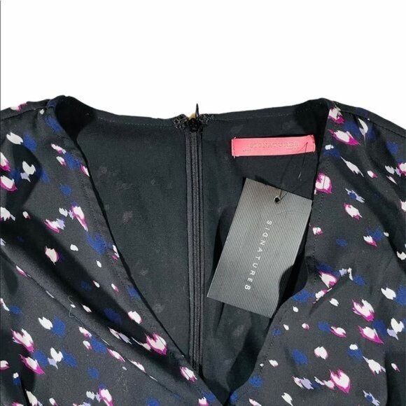 Signature8 NWT Wrap Style Floral Print Dress - Picture 3 of 6